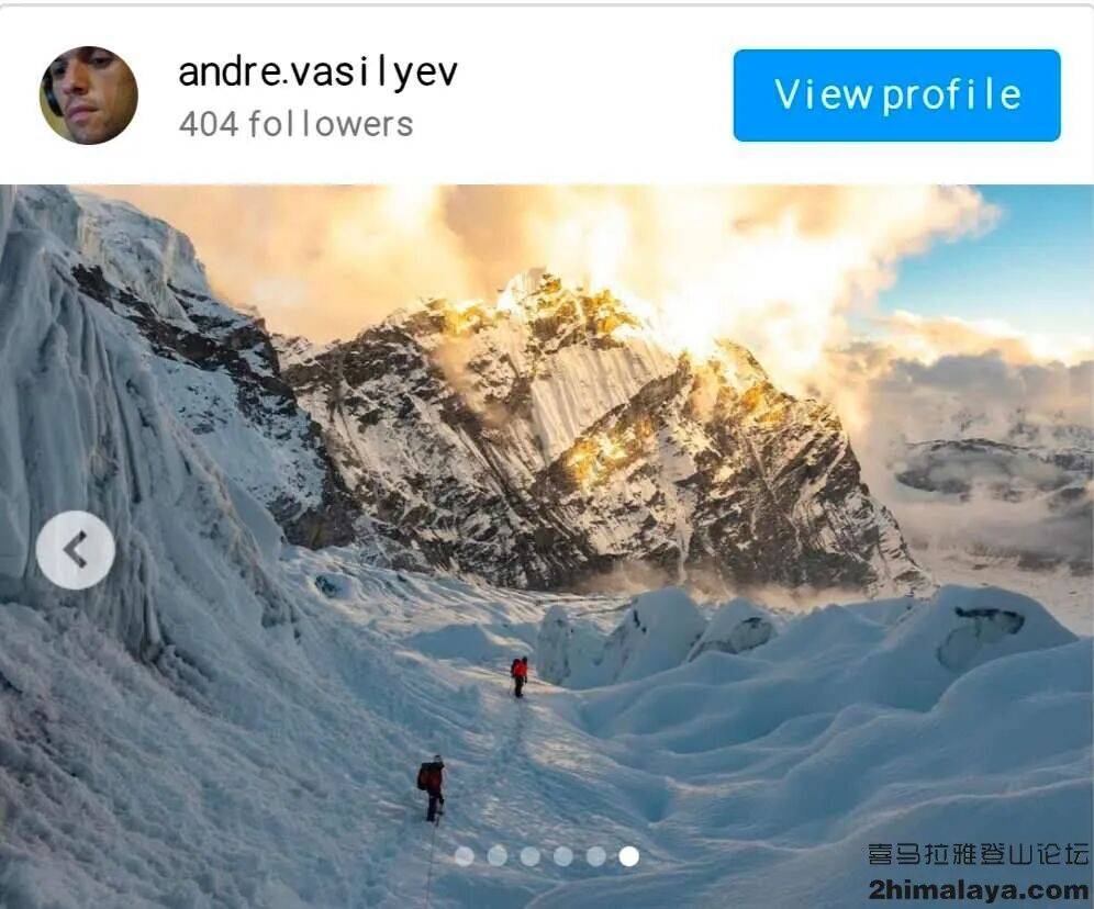 罗斯登山者首攀海拔8163米峰鲜少有人尝试西南壁的替换线路冰球突破豪华版尼泊尔]2025年年度十大探险活动2 - 俄(图26)